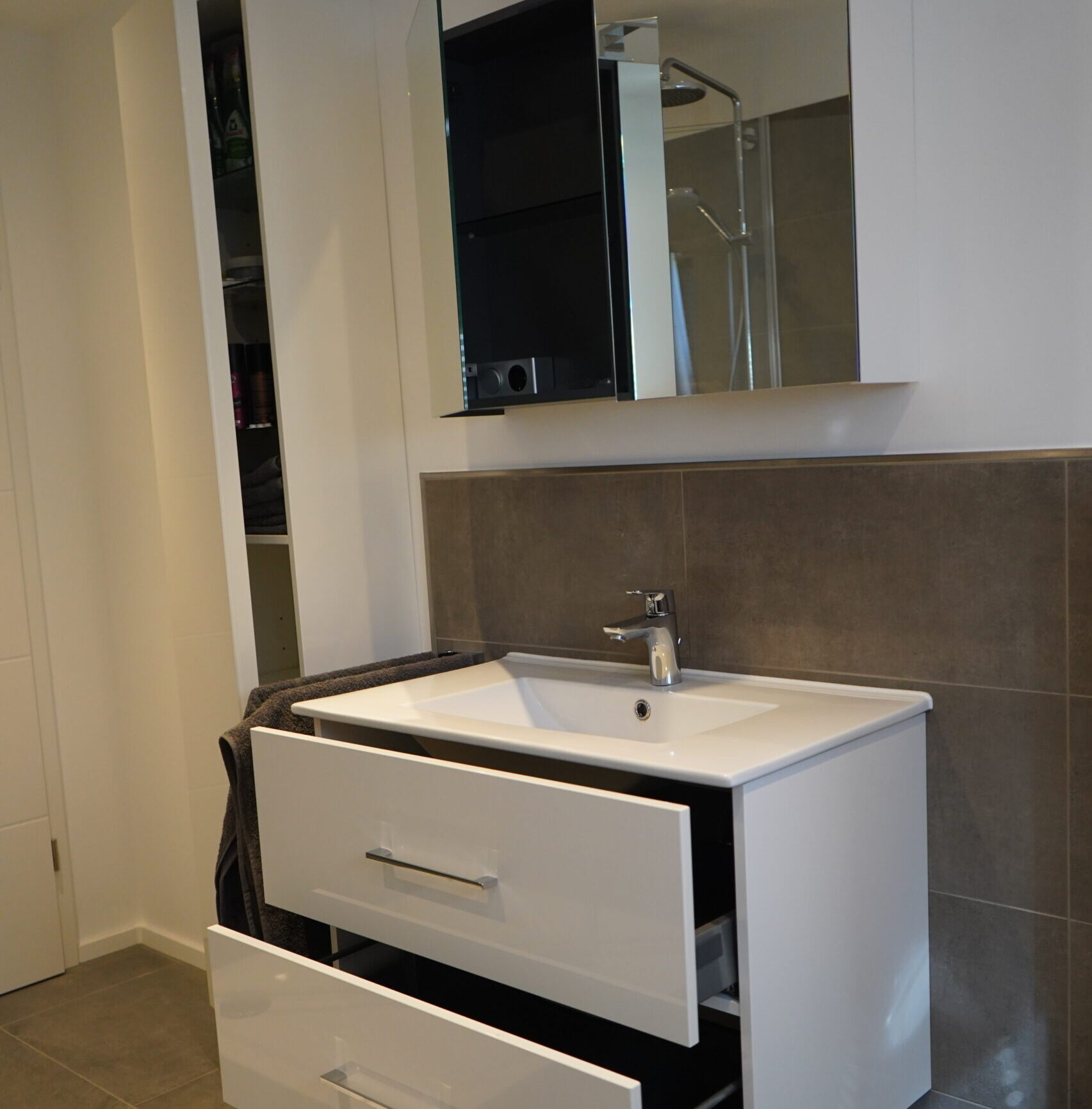 Badezimmer Stauraum